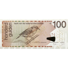 P31c Netherlands Antilles - 100 Gulden Year 2003
